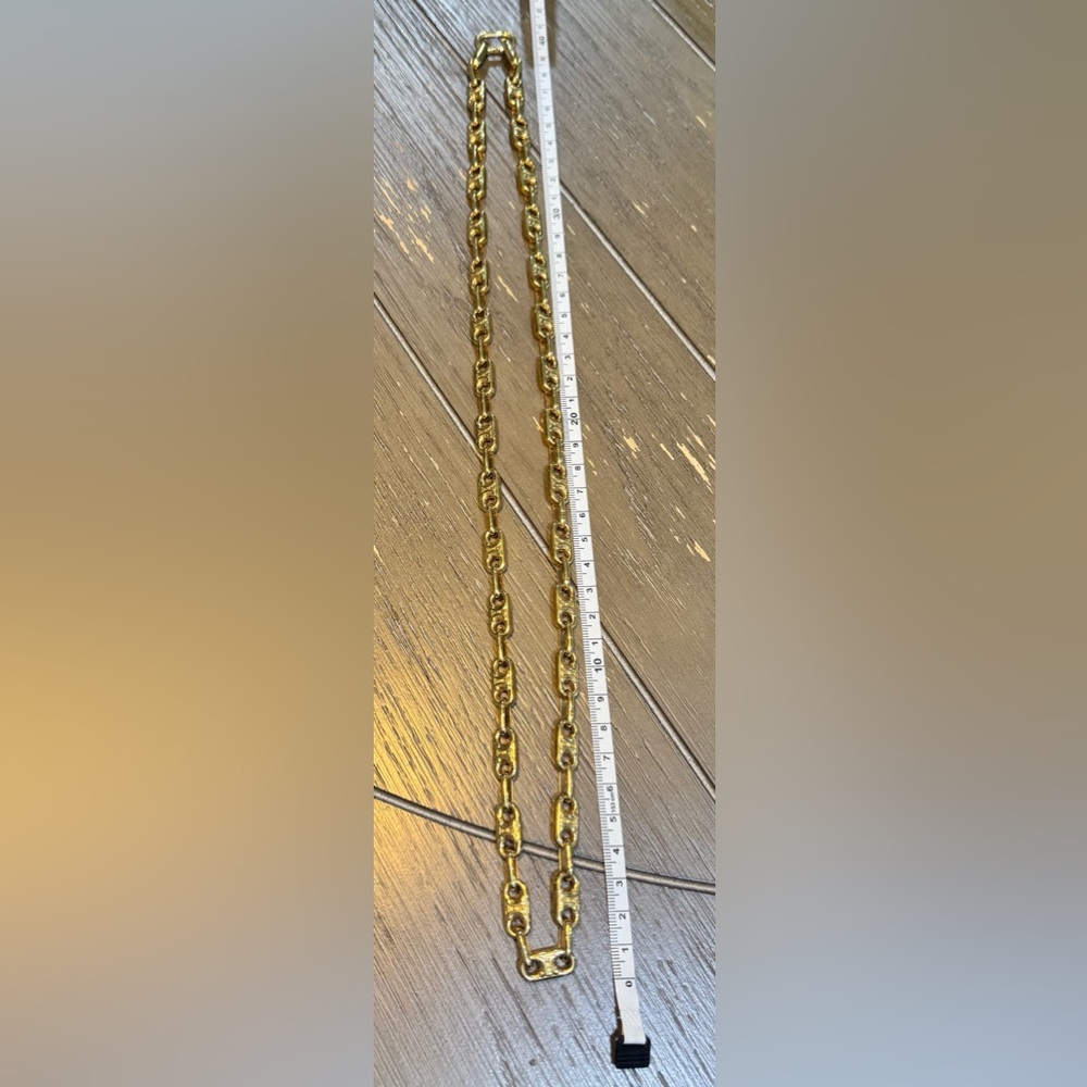 Vintage Celine Gold Chain Necklace - Picture 4 of 7